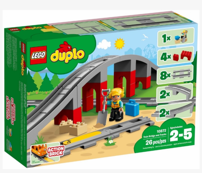 10872 1 - Lego Duplo Train Set 2018, transparent png #8352894
