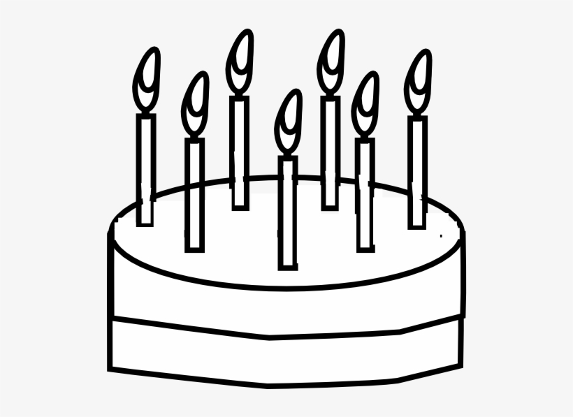 Outline Image Of Cake, transparent png #8352971