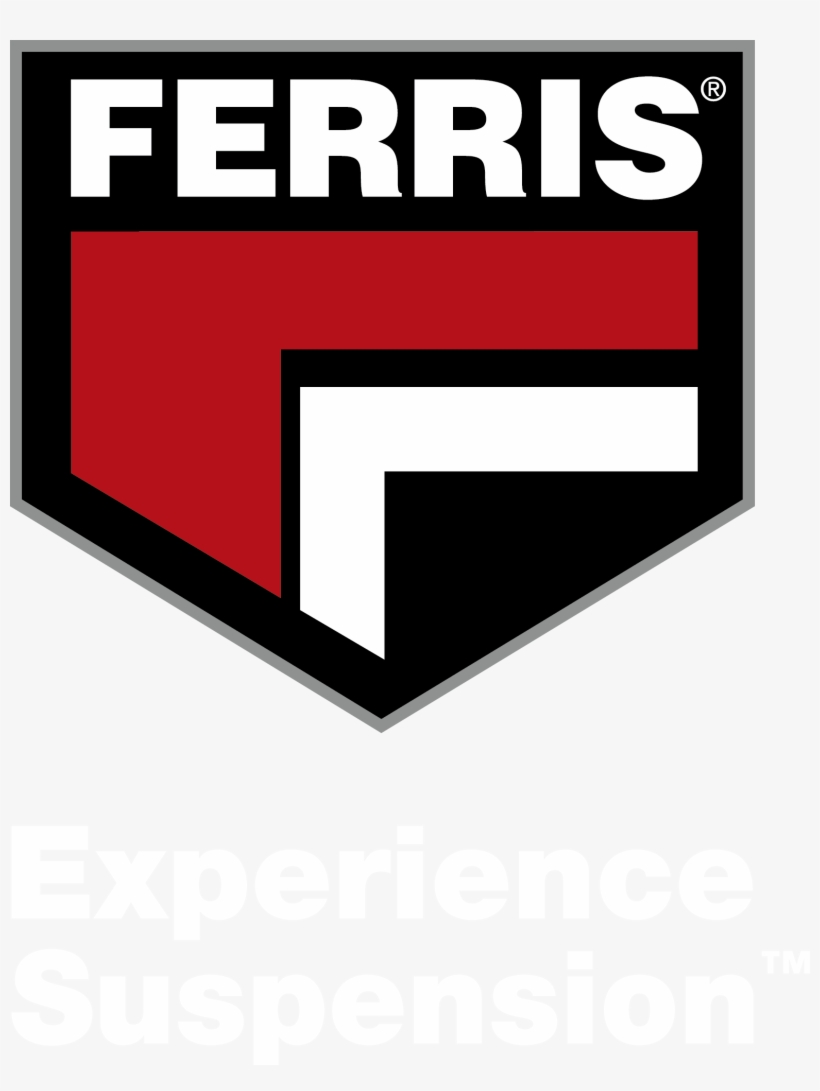 Ferris State University Logo White - Ferris Lawn Mower Logo, transparent png #8352974