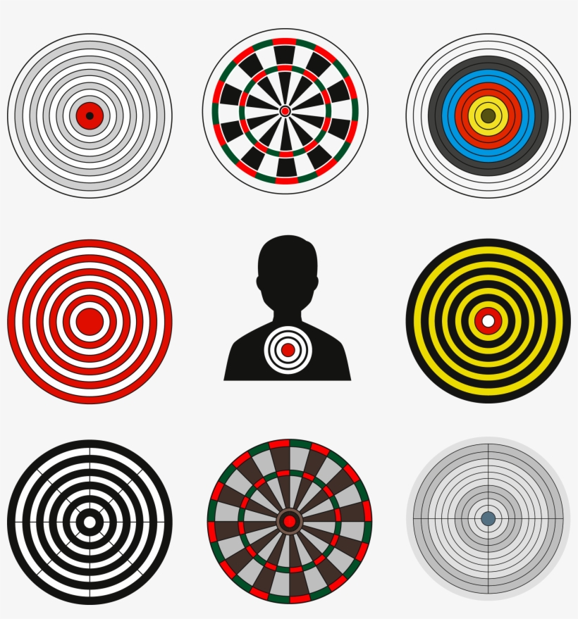 Archery Arrow Shooting Sport Cdr - Vintage Dart Board, transparent png #8353148