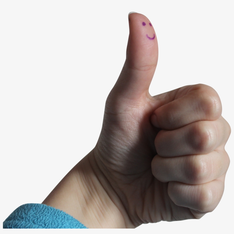 Smiley Thumbs Up Png Image - Sign Language, transparent png #8353155
