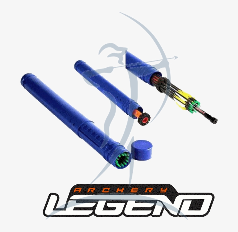 Legend Archery Arrows Telescopic Tube With Arrows Holder - Fishing Rod, transparent png #8353278