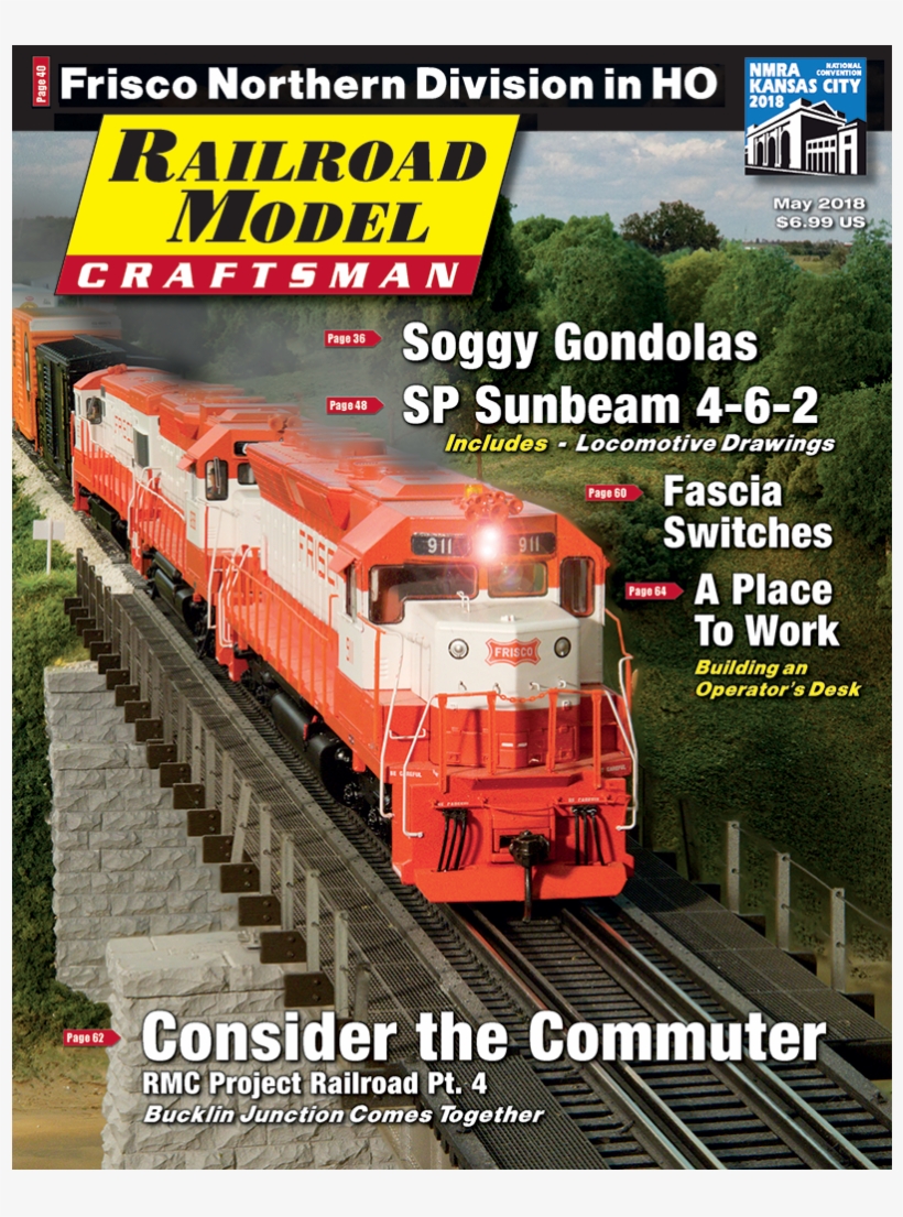 Railroad Model Craftsman May - Railroad Model Craftsman 2018, transparent png #8353578