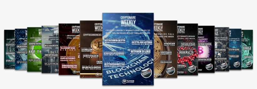 Cryptonaire Weekly Magazine Covers - Flyer, transparent png #8353757
