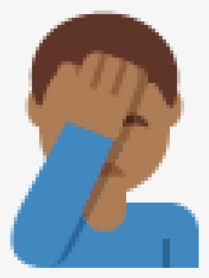 Nick Cannon Defends Kevin Hart By Posting Old Homophobic - Black Facepalm Emoji, transparent png #8354433