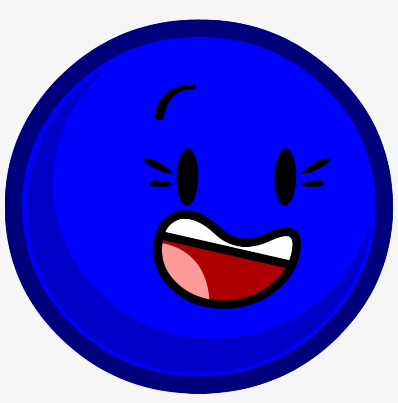 Blue Ball V4 - Smiley, transparent png #8355039
