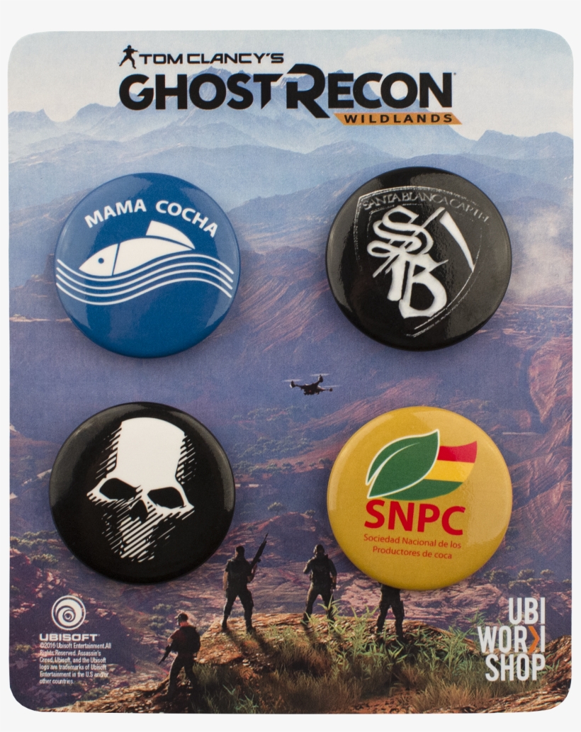 Ghost Recon Button Collection Set, transparent png #8355133