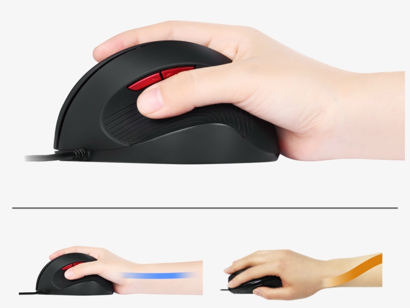 Ergonomic Vertical Design - Mouse, transparent png #8355176