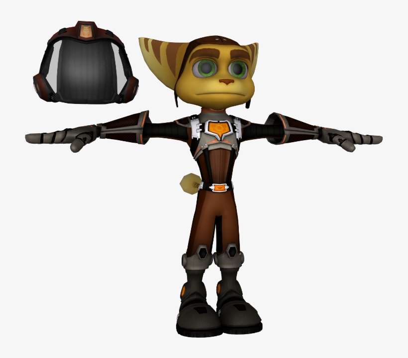 Download Zip Archive - Ratchet And Clank Model, transparent png #8355443