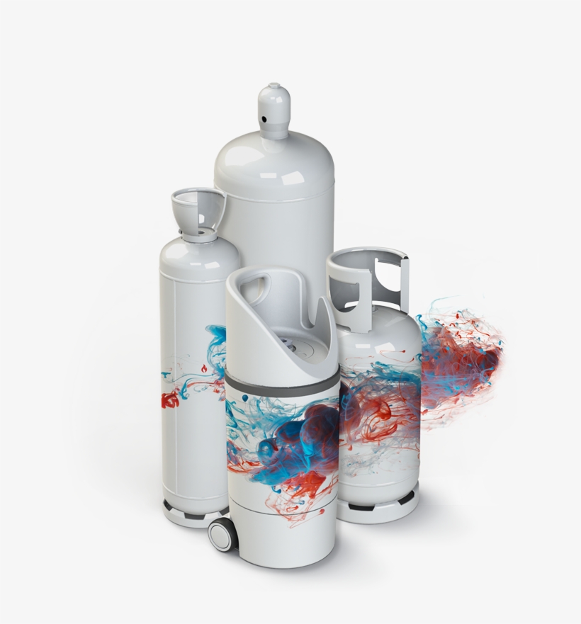 Technical Gases - Water Bottle, transparent png #8355628