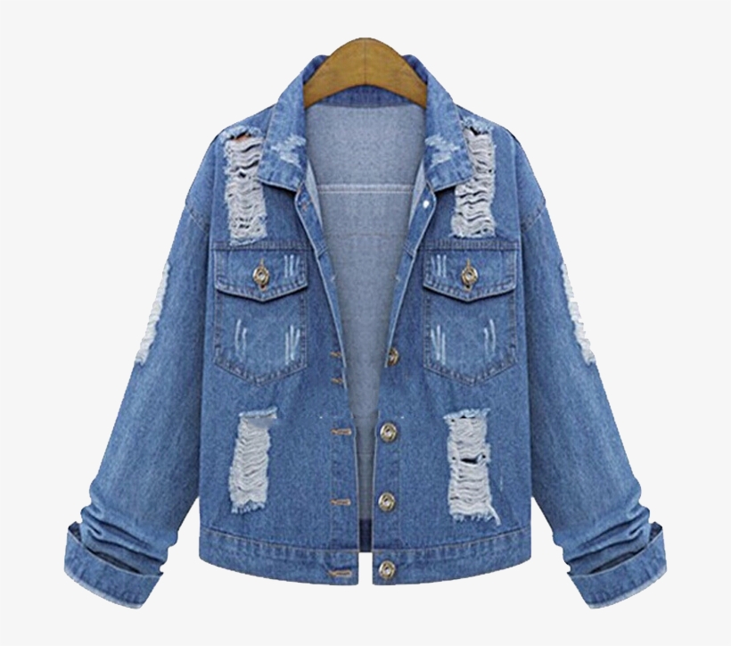 ripped jean jacket target