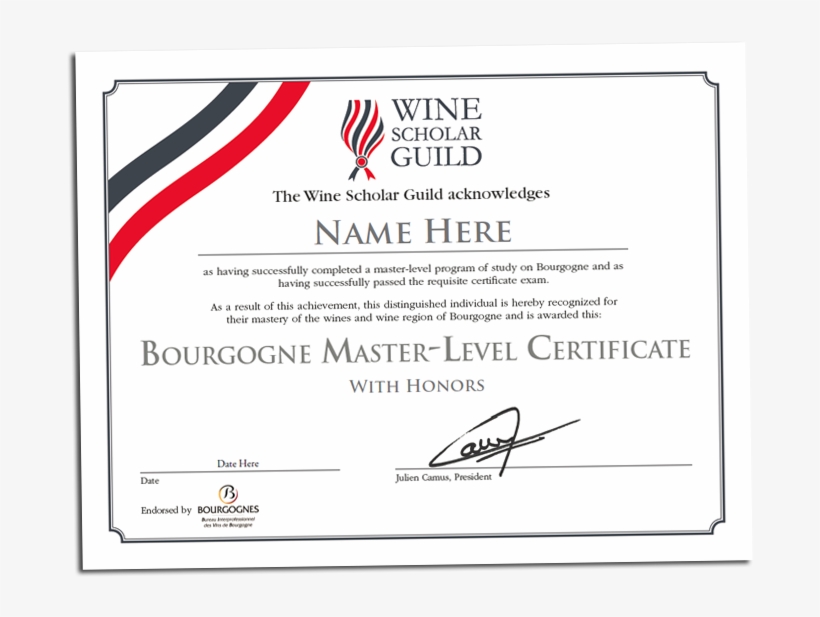 Bourgogne-exam - Academic Certificate, transparent png #8355962