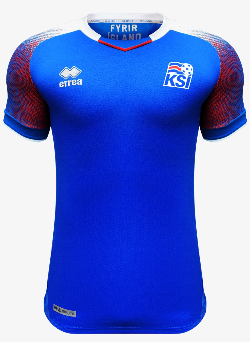 Iceland National Team 2018 Jersey - Iceland World Cup Kit, transparent png #8356270