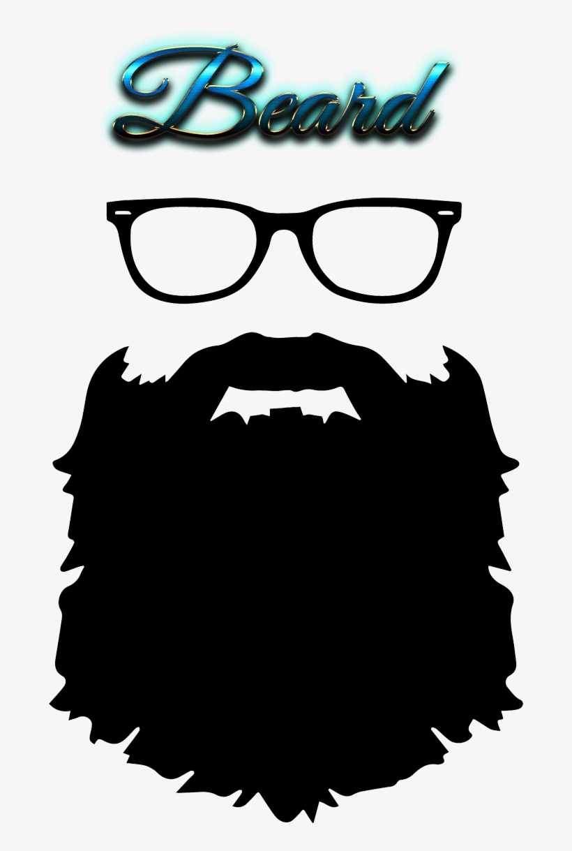 Beard Transparent - Beard Car Stickers, transparent png #8356356