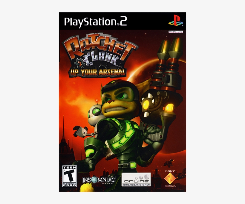 Ratchet And Clank Up Your Arsenal - Ratchet And Clank Playstation 2, transparent png #8356384