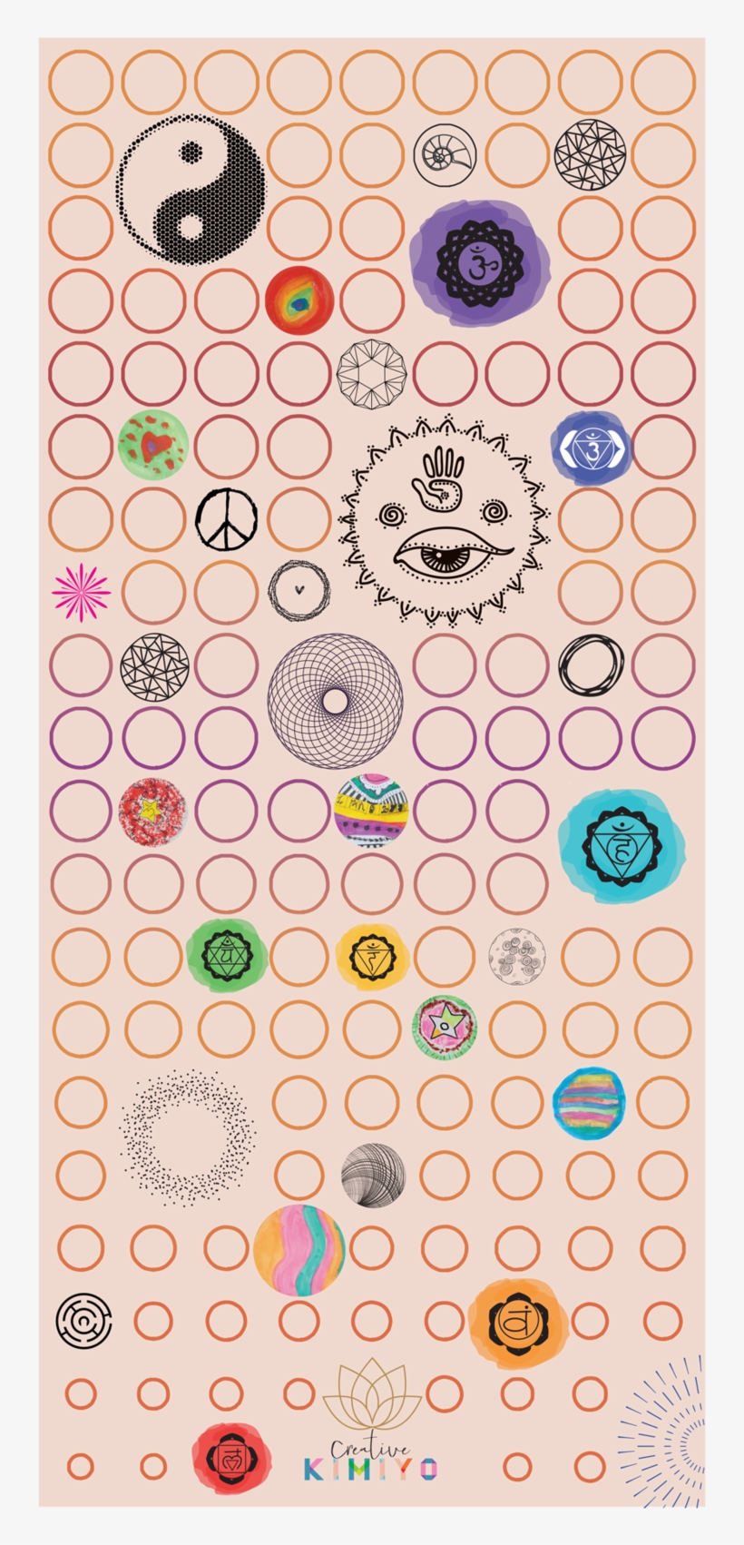 Tribe Dots Kids Towel - Mobile Phone, transparent png #8356704