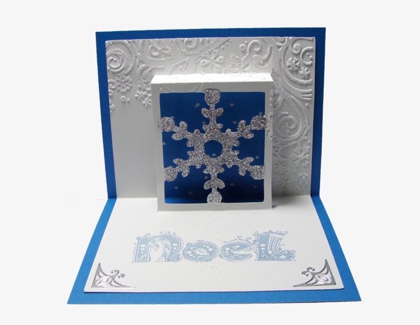 Snowflake Pop-up Card Finished Card Measure - Greeting Card, transparent png #8356983