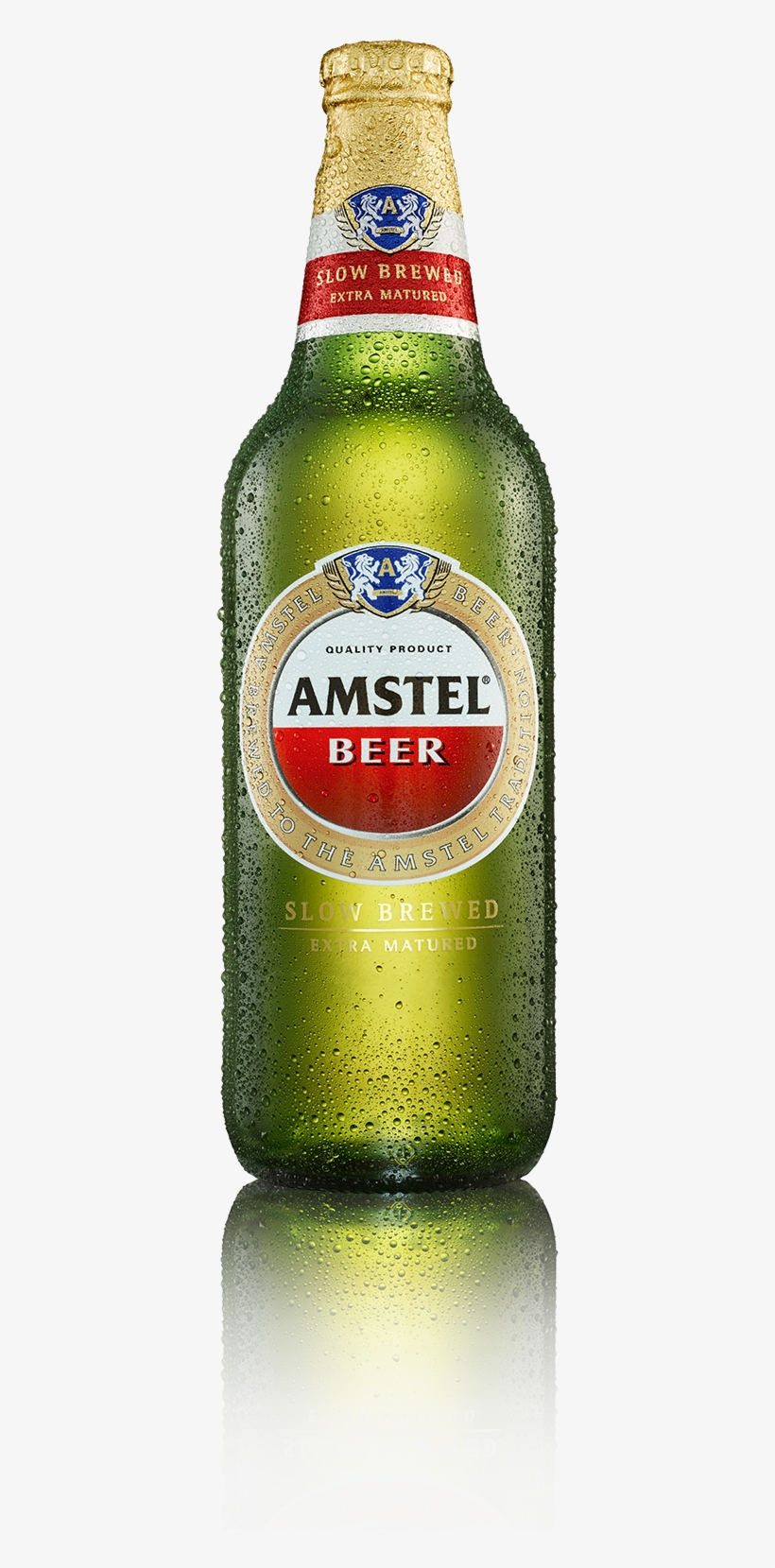 Amstel Beer Bottle 500ml - Amstel Beer Bottle Png, transparent png #8357489