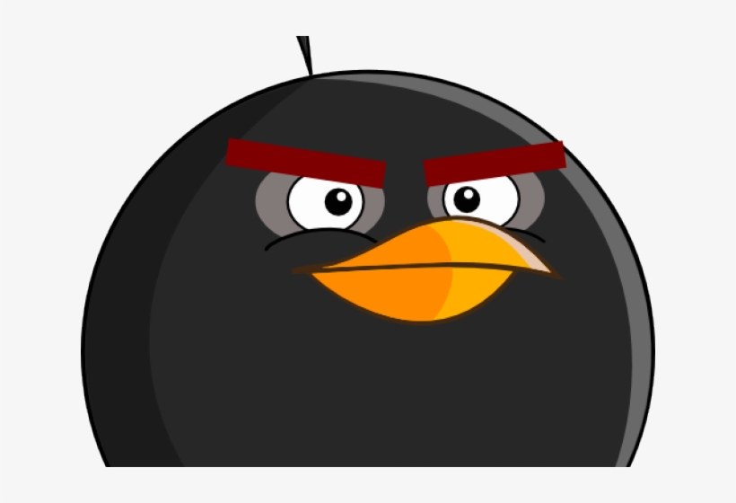 Drawn Explosion Angry Bird - Bomb Angry Birds, transparent png #8358005