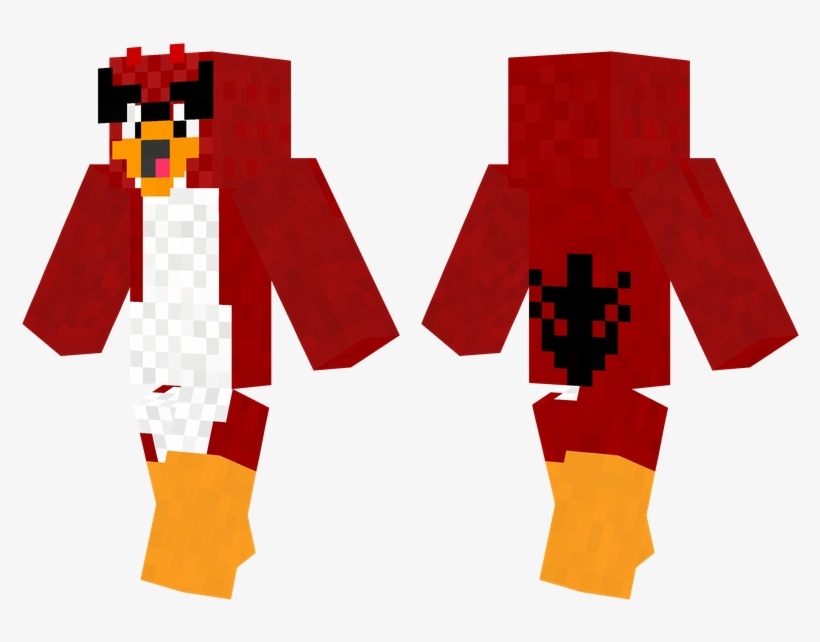 Angry Bird - Minecraft Cactus Skin, transparent png #8358477