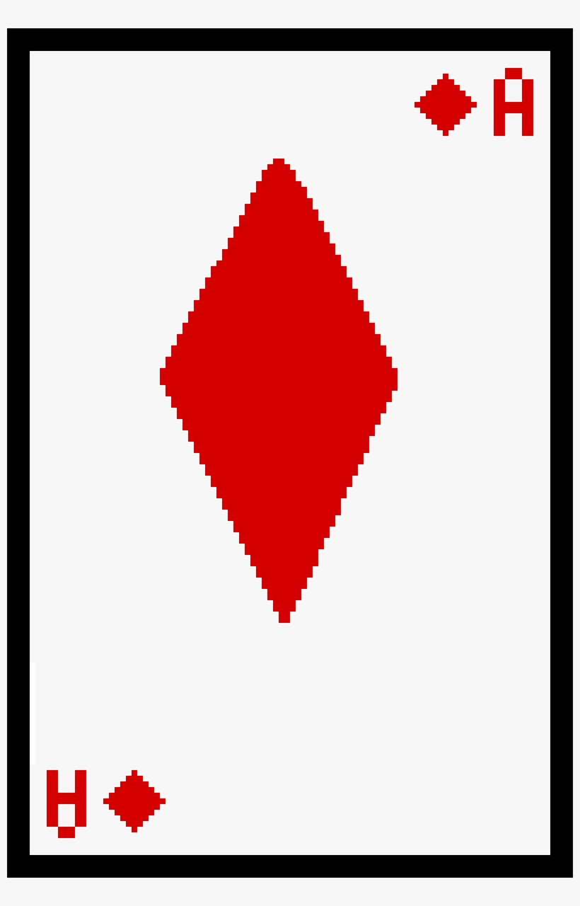 Ace Of Diamonds Card - Graphic Design, transparent png #8358975