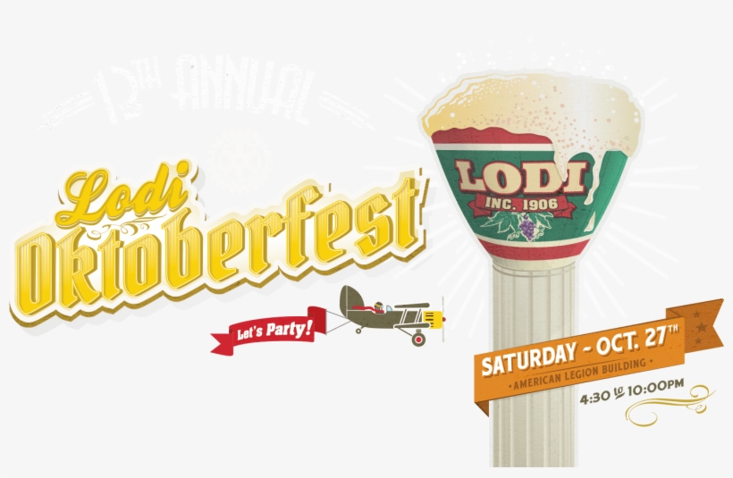 13th Annual Lodi Oktoberfest - Flyer, transparent png #8359891