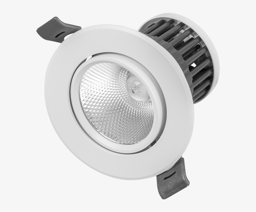 Led-luminaire For Integration, Led Spot 10w/3000k Wt - Led Lamp, transparent png #8359963