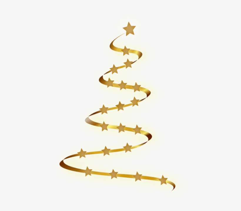 Free Png Download Gold Christmas Tree Png Images Background - Gold Christmas Tree Clip Art, transparent png #8360422