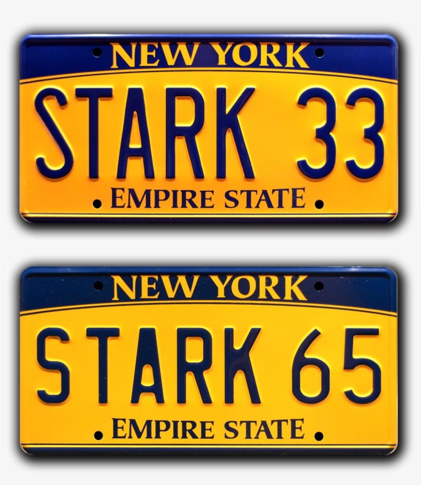 Movie Collectible Man Cave Décor From The Avengers - New New York License Plates, transparent png #8361110