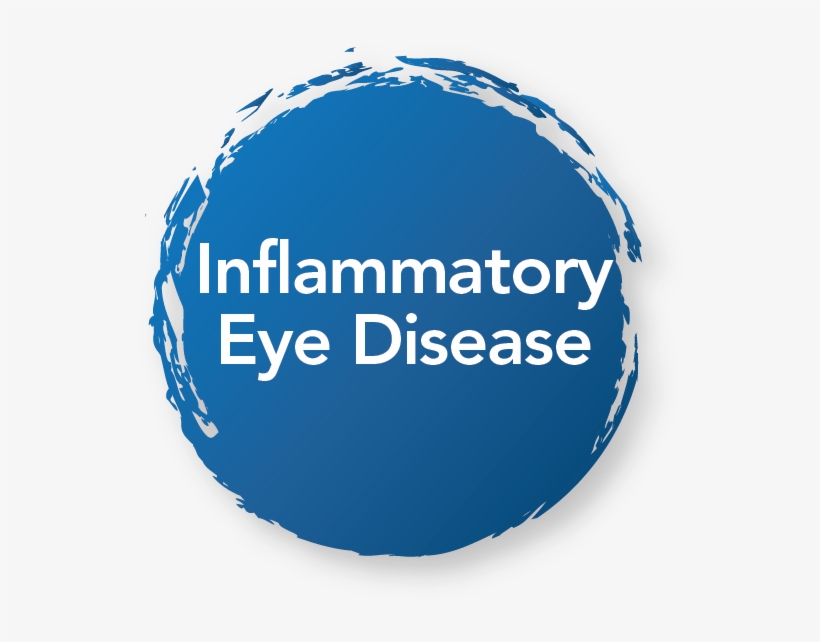 Blue Inflammatory Eye - Circle, transparent png #8361365