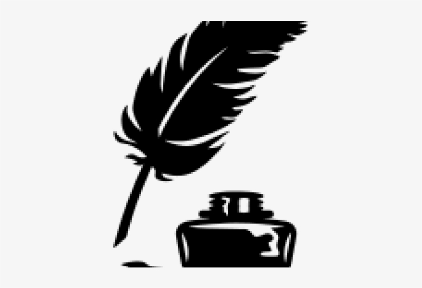 Quill Pen Images - Pen And Ink Pot, transparent png #8361400