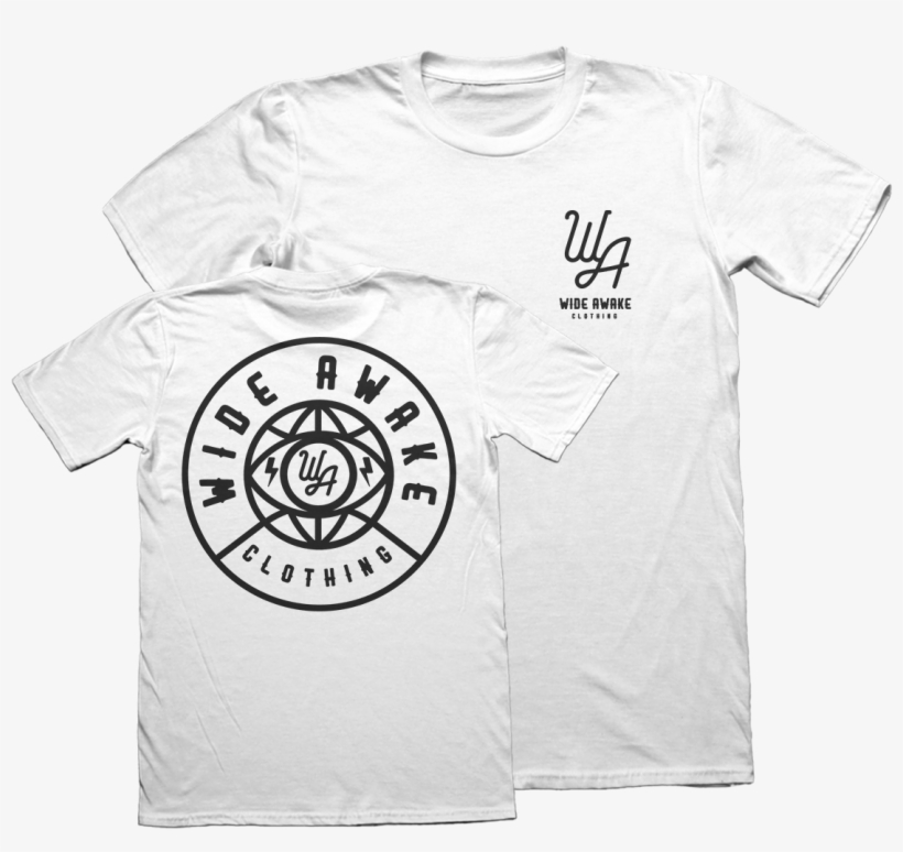Image Of Wide Awake Lightning Bolt T-shirt White - Ernie Ball T Shirt, transparent png #8361547