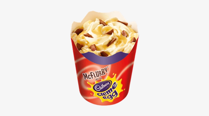 Mcdonald's Australia - Mcflurry Creme Egg, transparent png #8362009