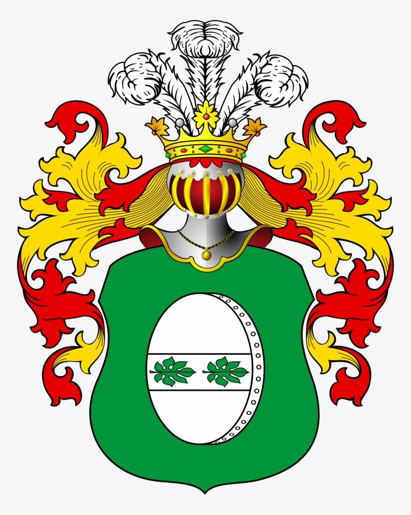 Heraldry Family Genealogy Coat Geni Arms Szlachecki - Herb Grzymała, transparent png #8362406