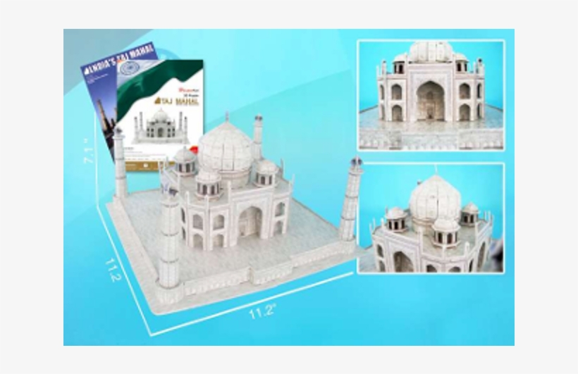 3d Jigsaw Puzzle - Taj Mahal 3d Puzzle, transparent png #8363075
