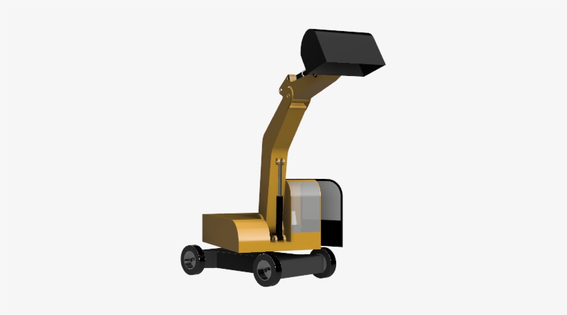 Excavator V12 - - Treadmill, transparent png #8363965