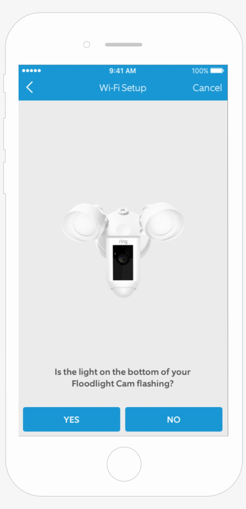 In Ap Mode Flc - Ring Floodlight Cam Light Settings, transparent png #8364361
