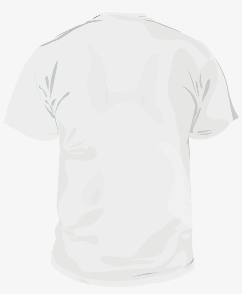 T-shirt, White, Kaos, Png, Putih, Polosan, Belakang, - Front T Shirt Png, transparent png #8364721