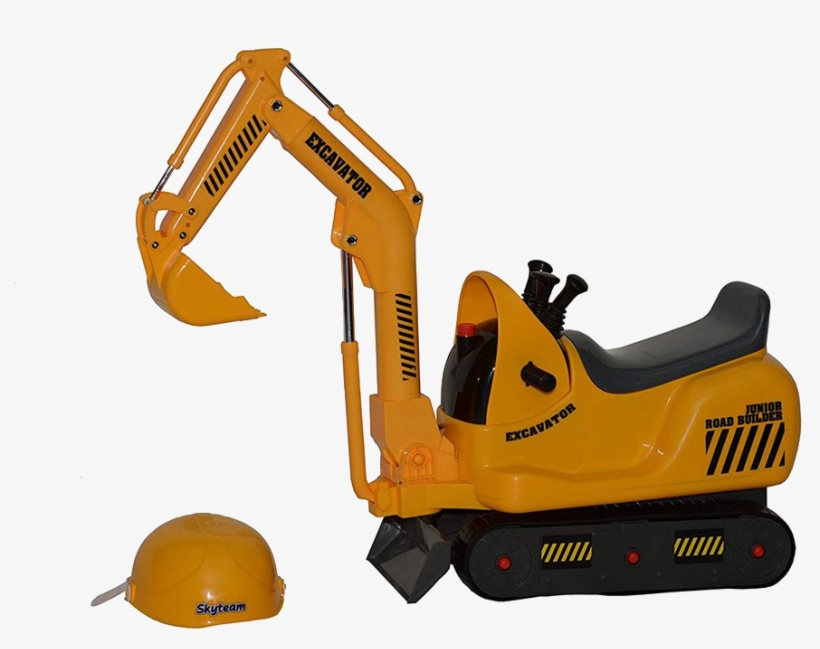 Excavator Transparent Image - Ride On Excavator, transparent png #8364725