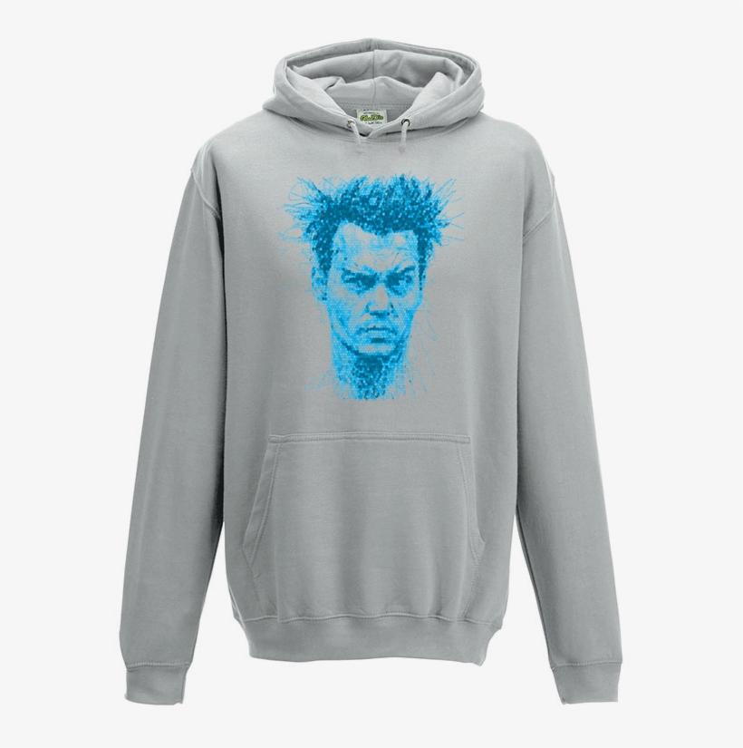 Johnny Depp Mosaic Hoody - Moondust Grey Hoodie, transparent png #8364922