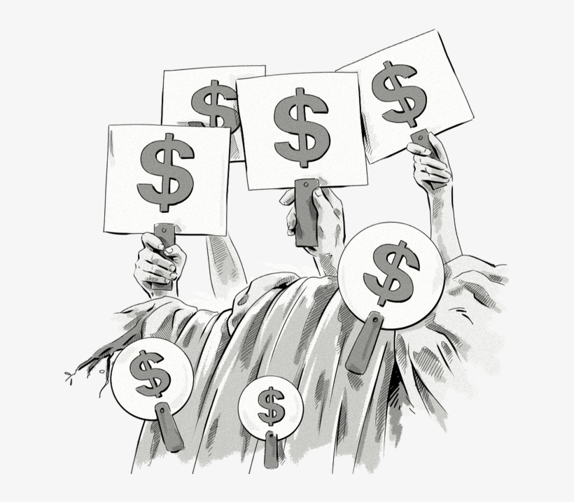 What's The Difference Between Waterfall Auctions & - Cartoon, transparent png #8364925