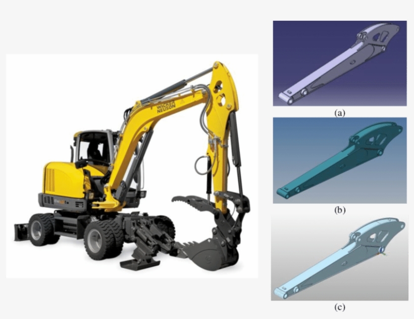 Excavator Wacker Neuson Model Ew65 3d Model Of Part - Part Excavator 3d, transparent png #8365015