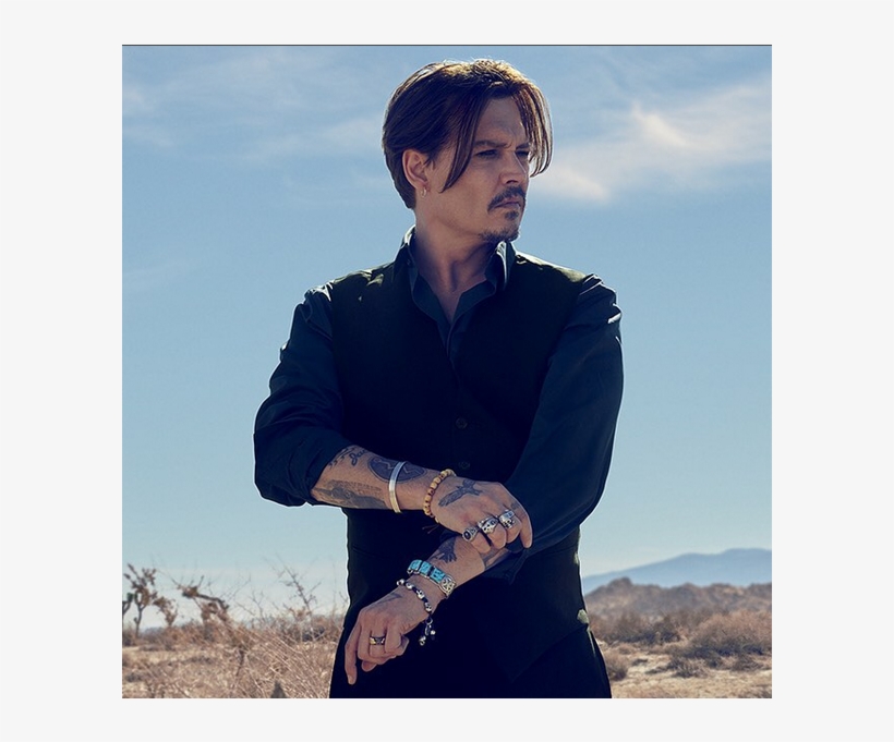 Johnny Depp, Dans La Dernière Campagne Dior Pour Son - Sausage The New Fragrance, transparent png #8365266