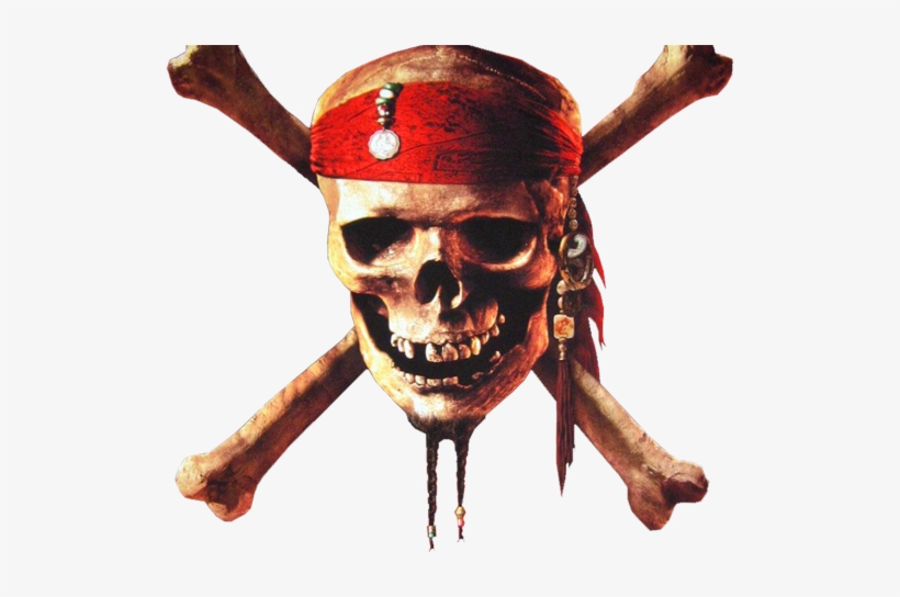 Pirates Of The Caribbean Clipart Transparent Background - Bandera De Piratas Del Caribe, transparent png #8365301