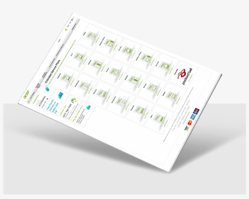 User Experience Analysis Of The Worldwide E-commerce - Packard Bell, transparent png #8365402