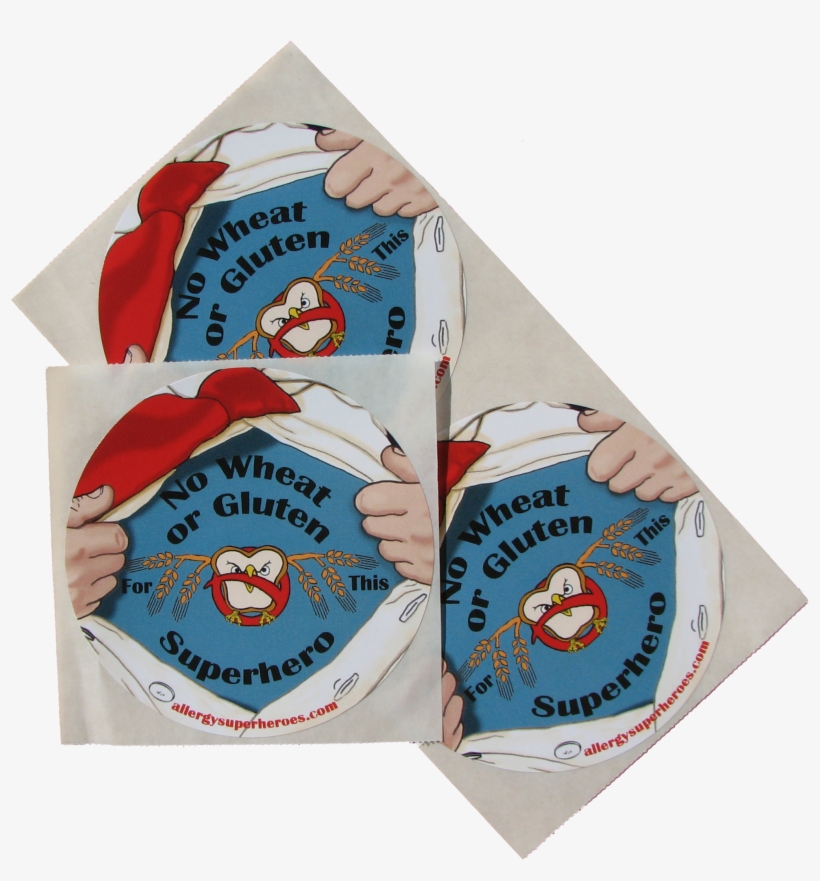 Wheat/gluten Allergy Superhero Boy Sticker - Shark, transparent png #8365629