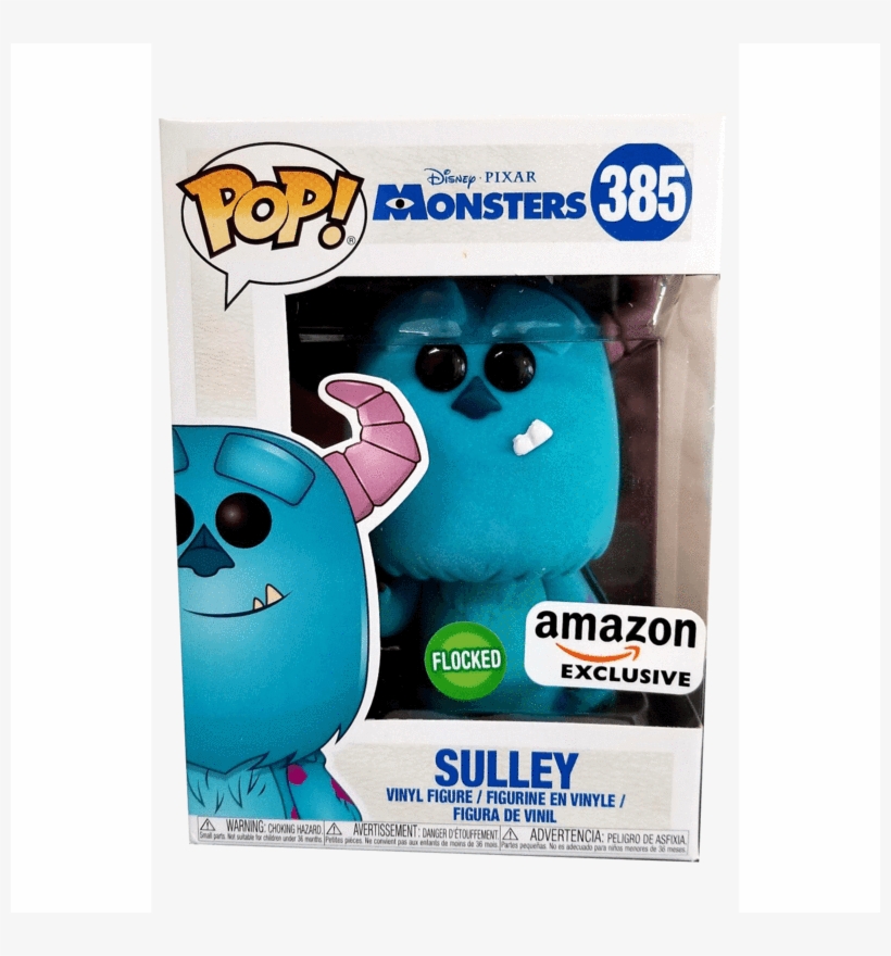 Flocked Sulley Monsters Inc Amazon Exclusive Funko - Funko Sulley Flocked Amazon, transparent png #8365735