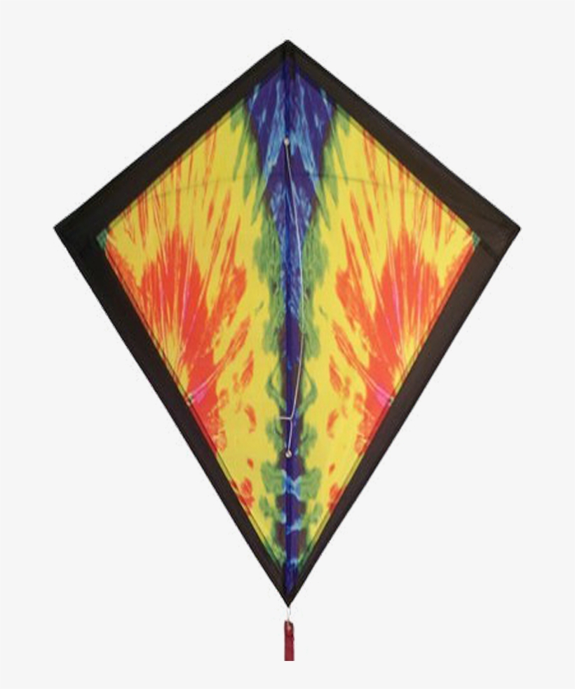 Image Of Tie Dye Diamond Kite - Modern Art, transparent png #8366110