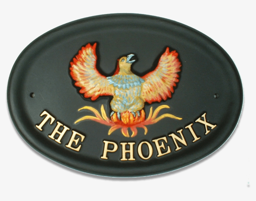 Phoenix House Sign - Emblem, transparent png #8366442