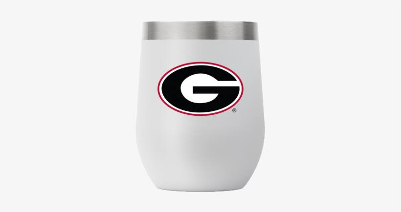 Georgia 12 Oz Stemless Light Gray Tumbler - Water Bottle, transparent png #8366486